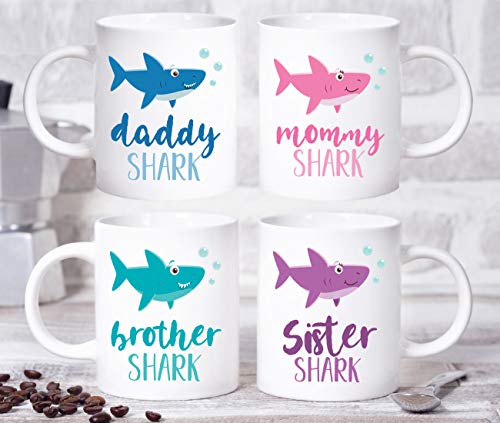 Baby Shark Family 11oz. Coffee Mug Gift Set