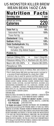 Energy Killer Brew Mean Bean (180 Fl Oz)