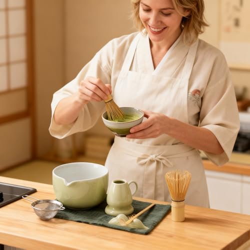 Matcha Whisk Set with Bowl
