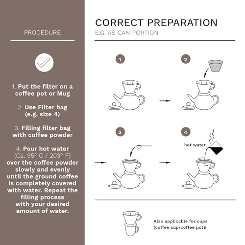 Porcelain Coffee Dripper Red