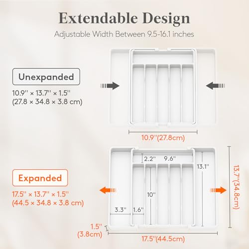 Expandable Silverware Drawer Organizer