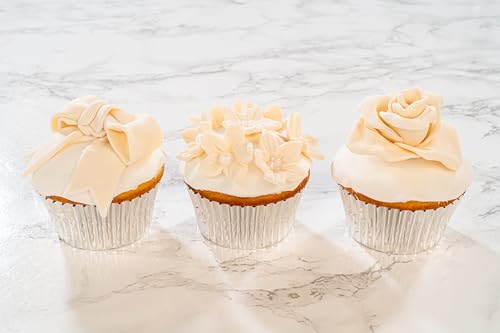 Premium Rolled Ivory Fondant for Cake Decorating (16 Ounce)