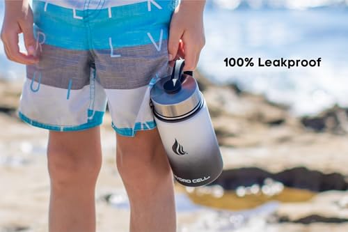 Stainless Steel Insulated Water Bottle with Straw