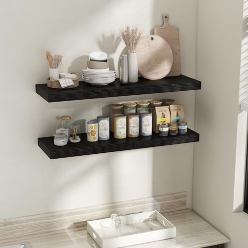 12 Inch Deep Floating Shelves (2 Count)