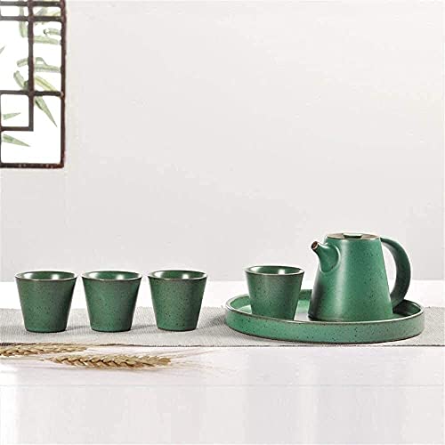 Tea Cup Set Coffee Cups Set Japanese Style Teapot with Handle and Tea Cups Set Service for 4 Adult Beautifully Excellent Home Decor Gift Tea Cup and Saucer Set