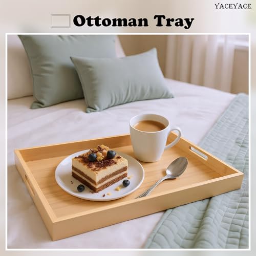 Serving Tray 13"x8.7"x1.5" Small Bamboo Serving Trays