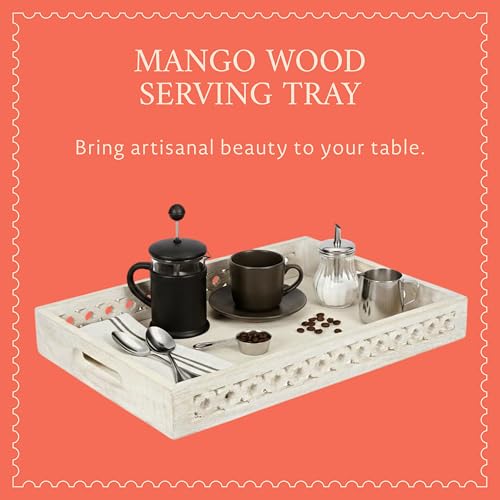 Trellis Mango Wood Serving Tray