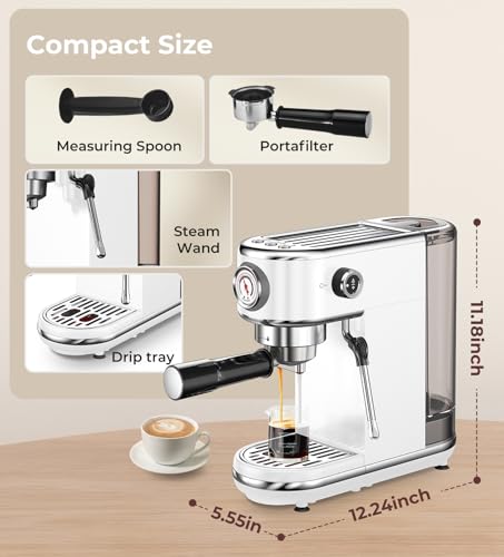 Espresso Machine with Milk Frother