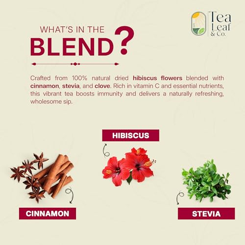 Sweet Hibiscus Cinnamon Green Tea (50 Count)