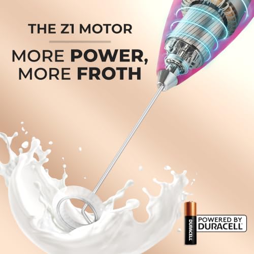 Zulay Powerful Milk Frother for Coffee with Upgraded Titanium Motor