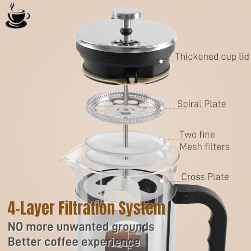French Press Coffee Maker 34 oz