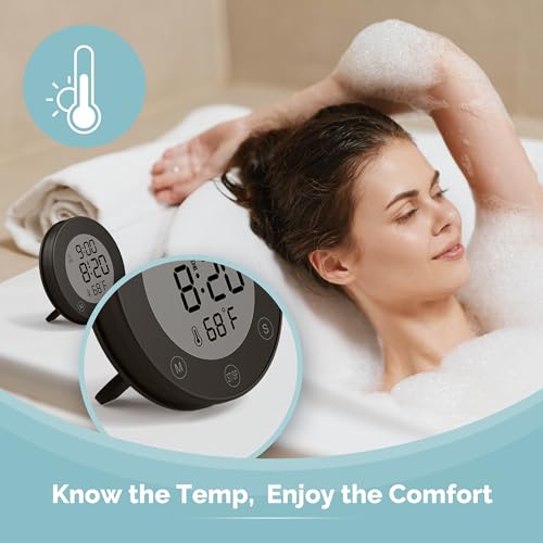 Shower Clock Waterproof Bathroom Timer