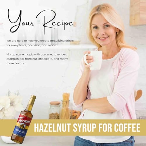 Jimoco® Syrup Pump Dispenser + Torani® Hazelnut Syrup (25.4 Fl Oz)