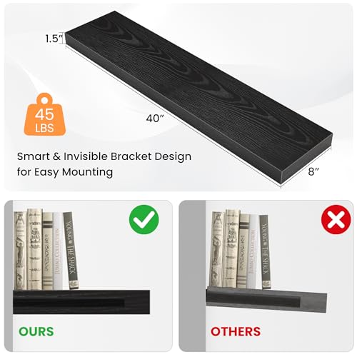 Floating Shelves for Wall (2 Count)