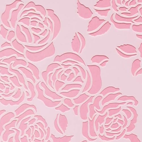 Rose Cake Stencil
