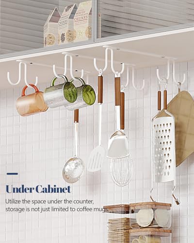 Mug Hooks Under Cabinet 3 Pack (3 Count)