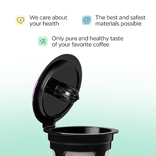 4 Reusable K Cups for Keurig Coffee Makers (4 Count)