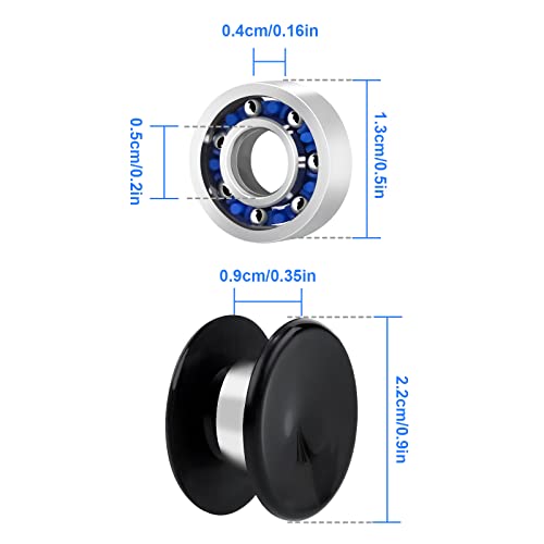 Fidget Spinner Bearings with Caps 16 Pack