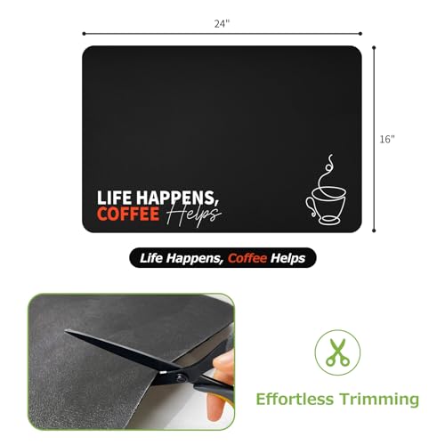 Coffee Mat for Countertop