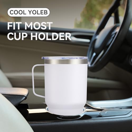 30 oz Stainless Steel Tumblers Bulk with Handle and Lid (4 Count)