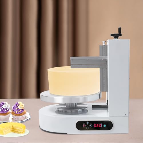 Cake Decorating Coating Machine Automatic Cake Cream Spreading Coating Filling Machine Birthday Cake Cream Smoother Bread Cream Spreading Machine Suitable for 4