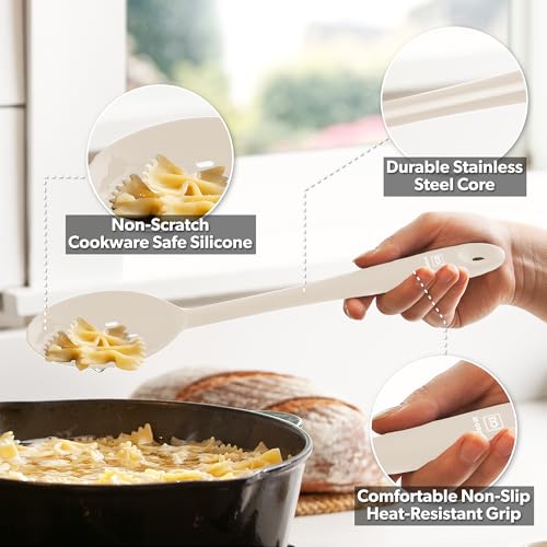 DI ORO Silicone Cooking Spoons (2 Count)