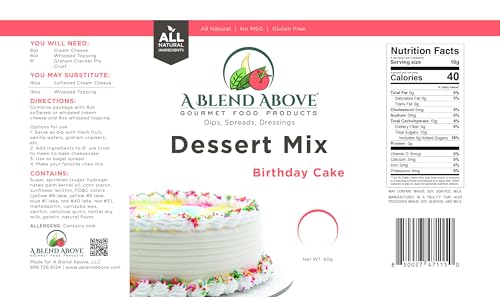 A Blend Above Birthday Cake Mix (12.6 Ounce)