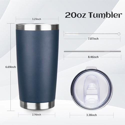 DIW 20oz Insulated Travel Coffee Tumbler Bulk with Lid