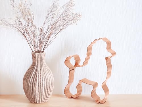 Poodle Cookie Cutter 4.25 Inch Made in USA