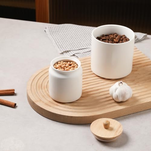 Sweejar Ceramic Kitchen Canisters (6.8 Fl Oz)