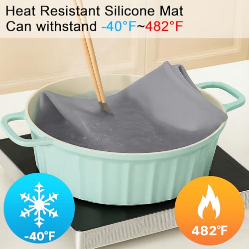 Silicone Mat 35.4"x23.6" Silicone Mats for Kitchen Counter Heat Resistant Mats for Countertop