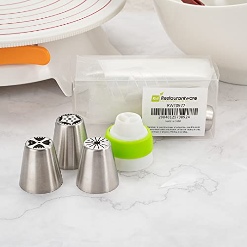 Pastry Tek Russian Piping Tips Set 20 Piece Durable Cake Decorating Kit