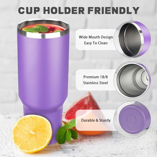 40 oz Tumbler with Lids and Straws