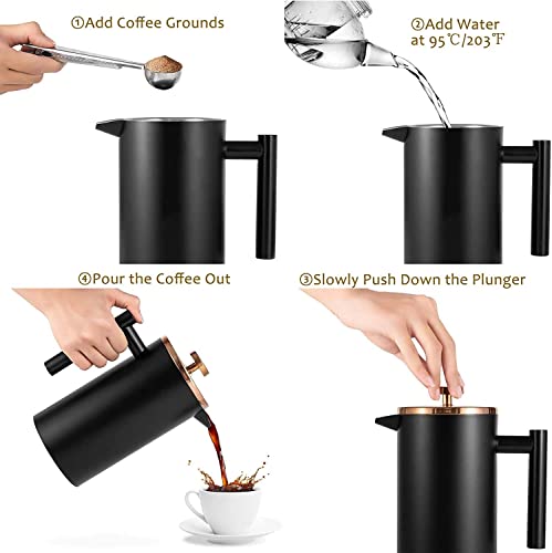 French Press Coffee Maker 34OZ