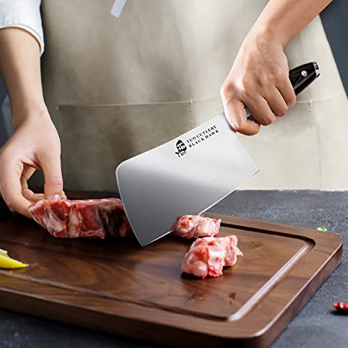 Meat Cleaver 6 Inch Heavy Duty Chopper Knife for Butcher & Kitchen