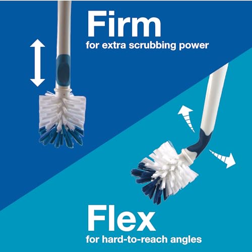12.7” Flexible Glass and Bottle Scrub Brush