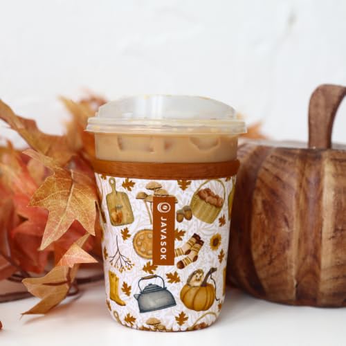 JavaSok Iced Coffee & Cold Soda Insulated Neoprene Cup Sleeve