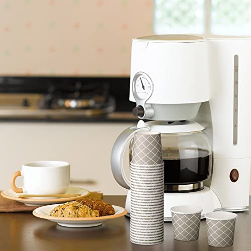 100 Pcs Count 3 oz Disposable Coffee Cups Disposable Espresso Cups Small Paper Cups 3 oz Cups for Coffee Tea Cocoa Juice Mini Paper Cups for Cafes Offices and Home