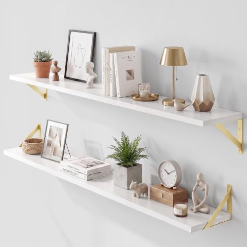 Wall Mounted Floating Shelves Set of 2