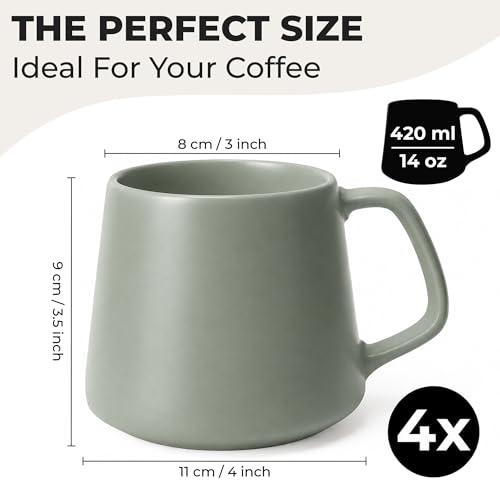 Coffee Mugs Set of 4
