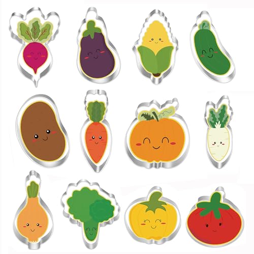 Vegetable Shaped Cookie Cutters Set