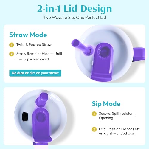 40 oz Tumbler with Handle and Straw