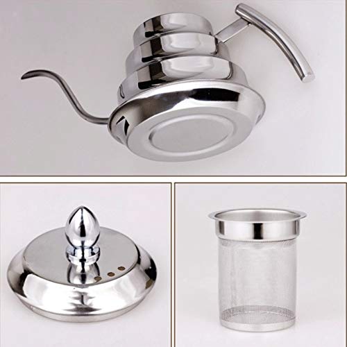 Stainless Steel Tea Coffee Kettle with Thermometer