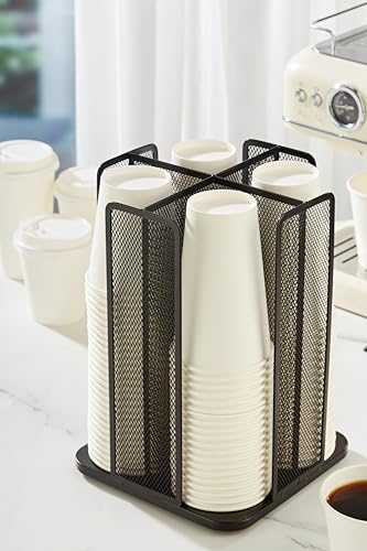 Paper Plastic Cup and Lid Holder Plastic Storage Organizer