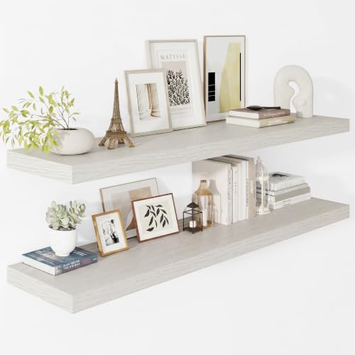 Deep Floating Shelves 48x12” Set of 2 (2 Count)