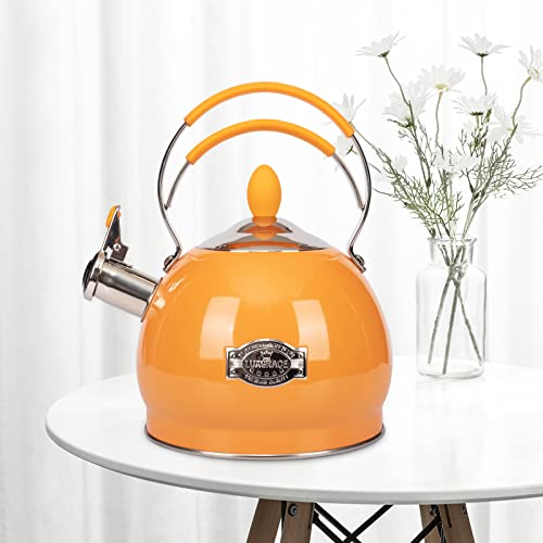 Whistling Tea Kettle Stainless Steel Teapot