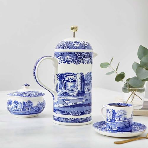 Blue Italian French Press