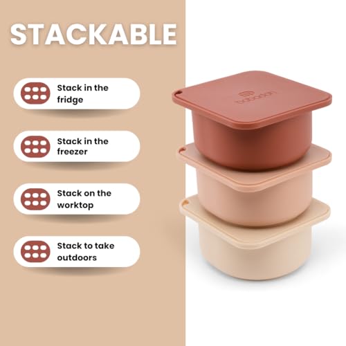 Pizza Dough Proofing Silicone Containers with Lids (3 Count)