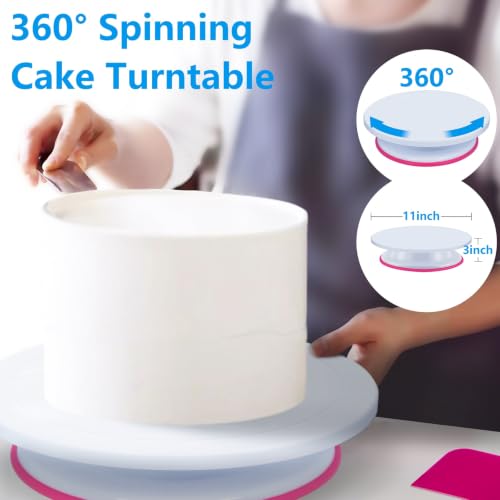 200PCs Cake Decorating Supplies Kit for Beginners (200 Count)