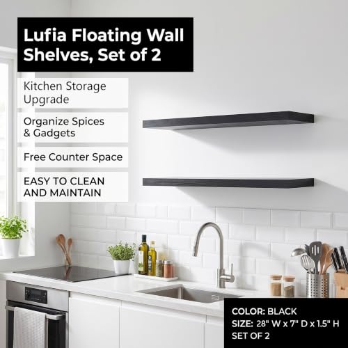 Floating Wall Shelves (2 Count)